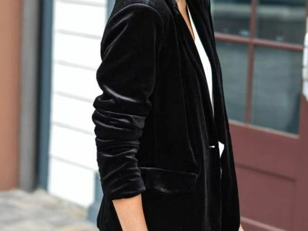 Velvet Jacket Elegant Jacket For Women