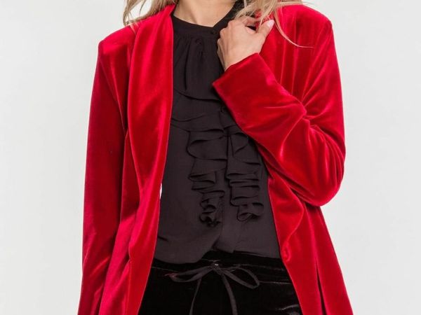 Velvet Jacket Elegant Jacket For Women
