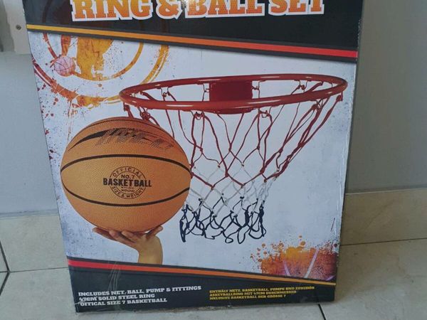 basketball ring and ball set