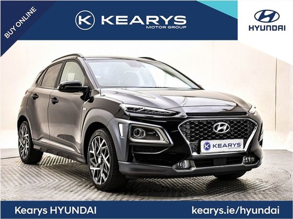 Hyundai KONA Crossover, Petrol Hybrid, 2020, Black