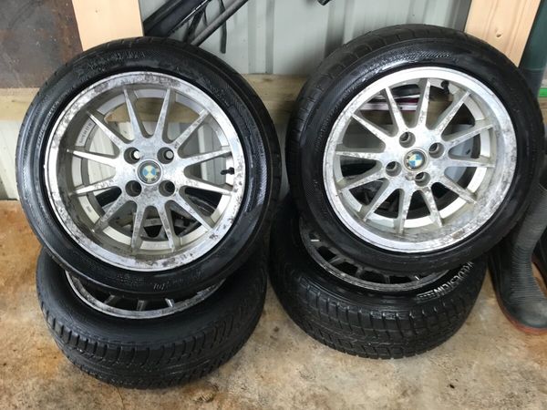 MIM 1900 Alloy wheels and tyres 4x100 Bmw E30