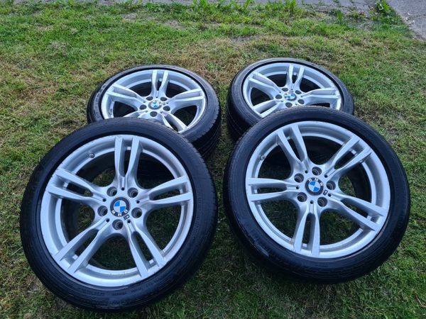 18" Bmw M-Sport alloys 4 good tyres