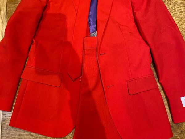 Kid red suit - 12yo 146-152cm