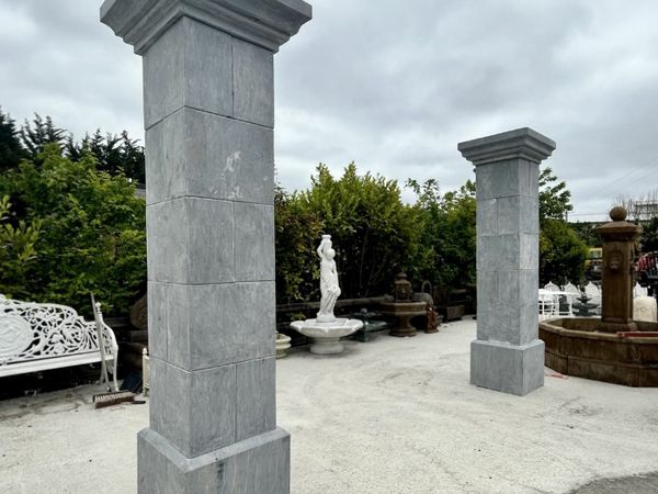 Limestone Entrance Pillars