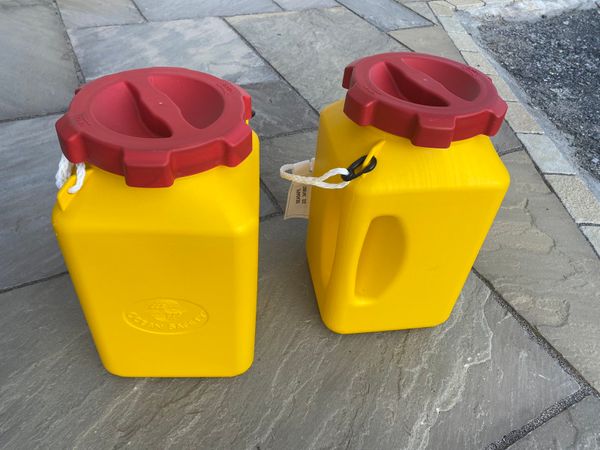 Yellow Poly Bottles (brand new)