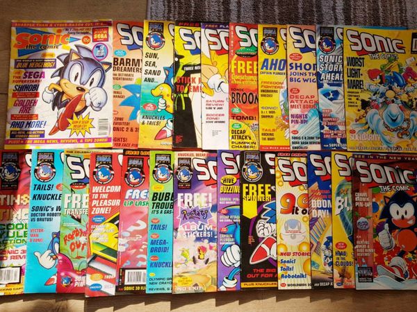 23x Original Sonic the Comic 90's Sega Magazines