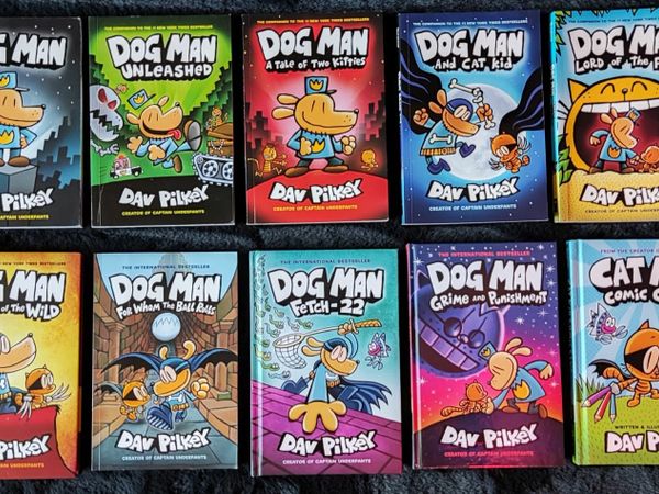 Dog Man Book Collection - 10 Books, inc 4 hardback