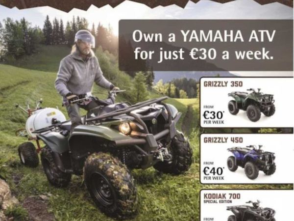 Finance from only €30 per week on any new Yamaha