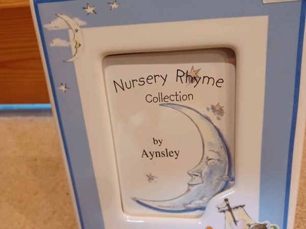 Brand new Aynsley Nursery rhyme frame