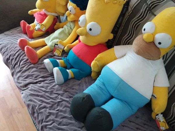 Simpson soft toys approx 24 inches in height