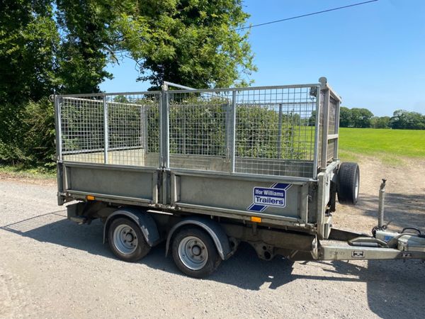 Ifor Williams 10 ft Tipping Trailer with Mesh Side