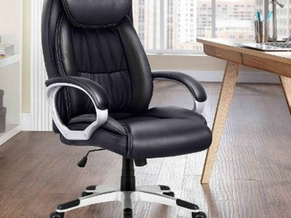 Ergonomic Design Executive Office Chair  Faux