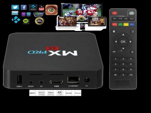 MQX pro Android Tv box 4gb/32gb memory
