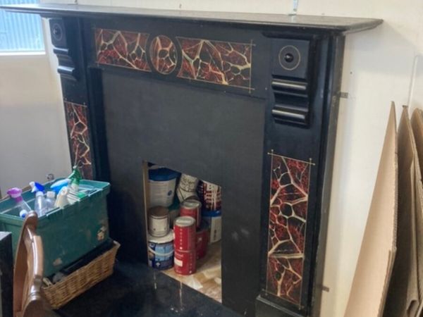Old slate fireplaces