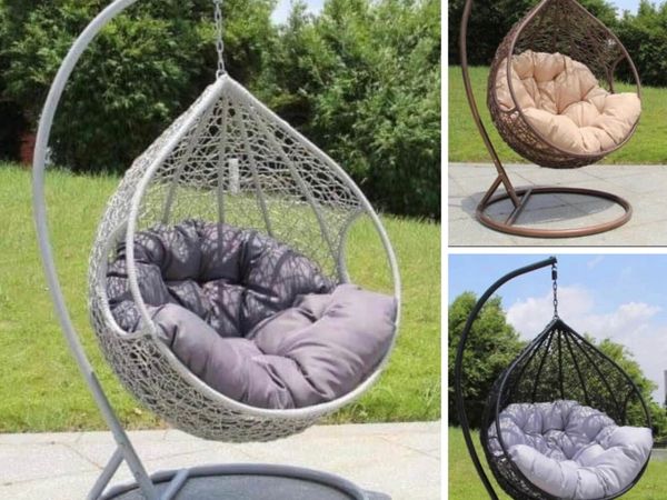 RATTAN GARDEN SWING CHAIR - DELIVERY 🚚