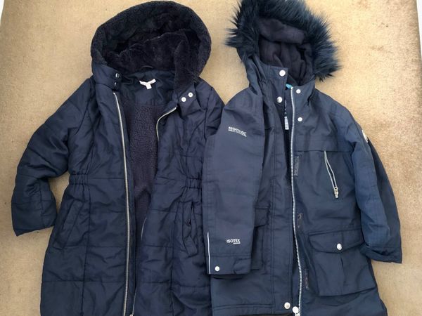 2 girls jackets bundle age 5/7 yrs
