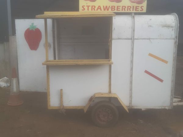 Strawberry stall trailer