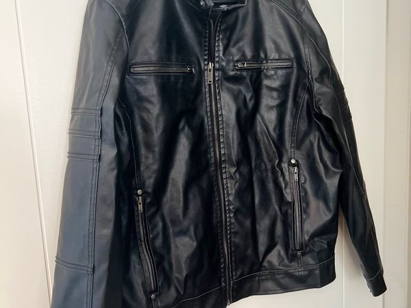 Guess Men’s Faux Leather Jacket