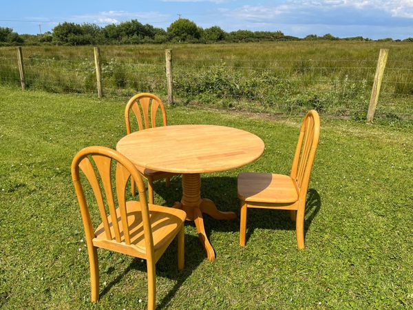 Dining table and 3 chairs