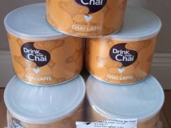 Chai latte drink 1 kg  Catering tins x 10