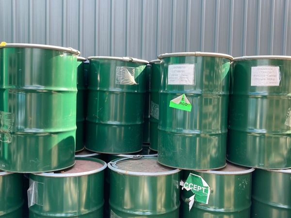 Green Steel Barrels with Sealable Lid