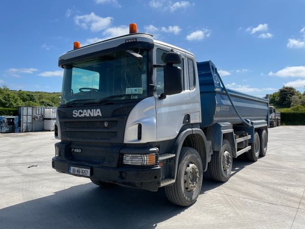 Scania P450 8x4 tipper 2018