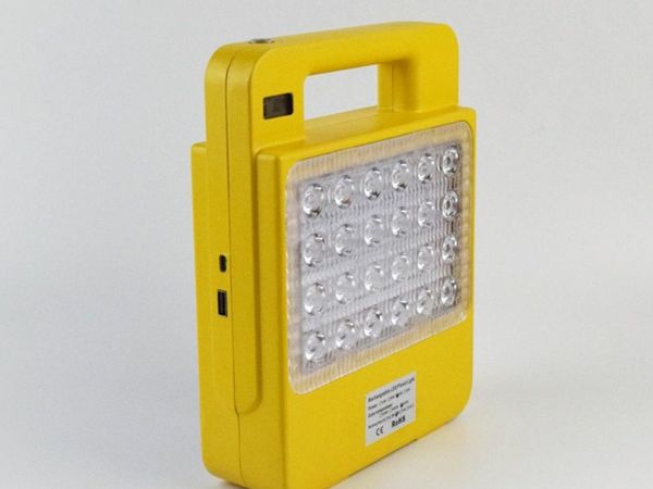 50W solar LED light with rechargeable battery