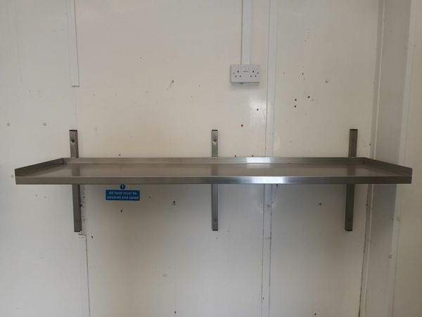 Delivery - 2 x Stainless Steel Shelves for Sale