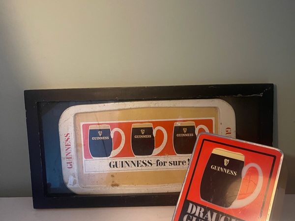 60s Guinness Font & Tray