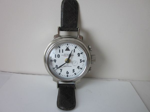 Decorative Standing Wristwatch Table Clock.