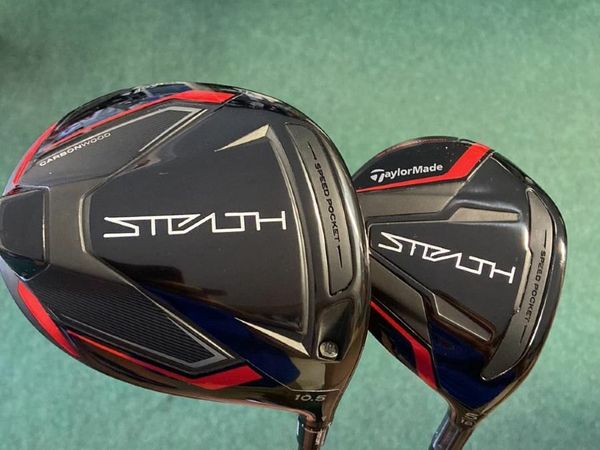 NEW Taylormade Stealth 10.5+5 Wood STIFF Both €675