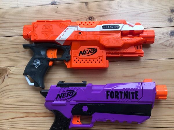 Nerf Stryfe and Nerf Dual Pistol