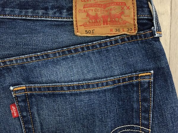 Vintage Levis 501 Regular Fit Jeans Mens W36 L30