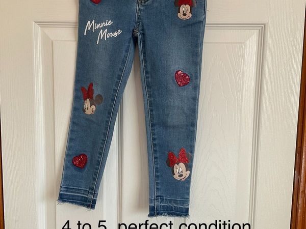 Minnie Mouse jeans , 4 to 5, perfect condition