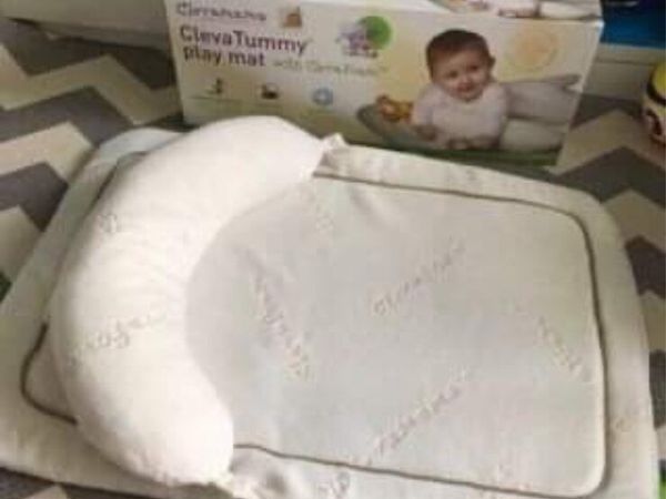 Baby soft floor mat & pillow