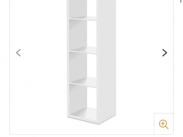 White shelves standing unit