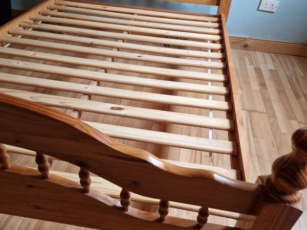 pinewood bed frame