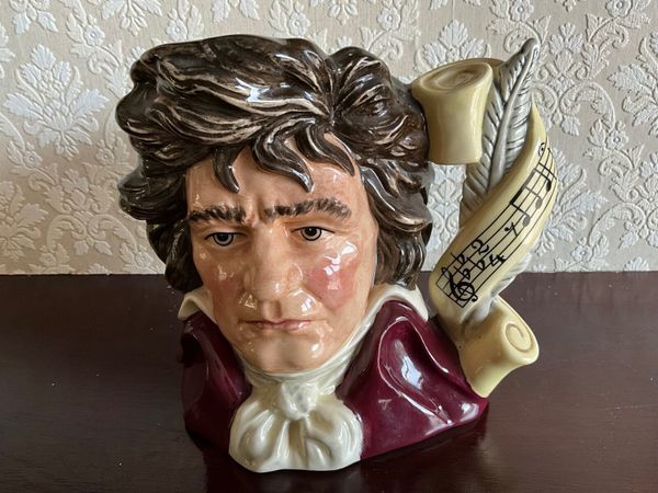 Rare  Beethoven Character Toby Jug