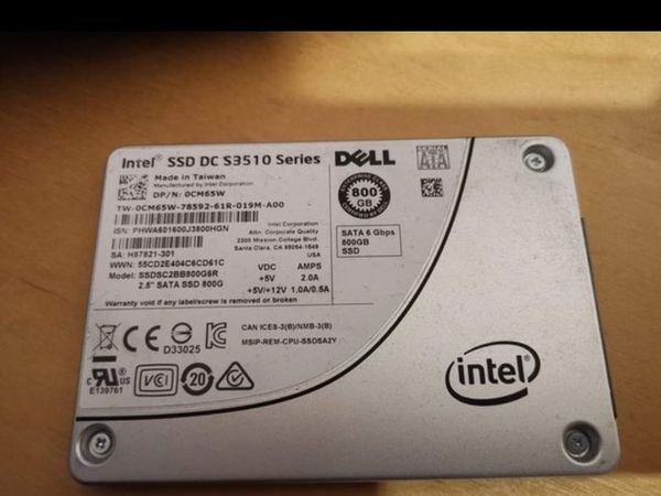 2.5' Dell 800gb Ssd