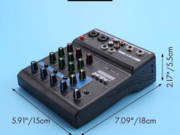 RRP 83.89€ 4 Channel Live Mixer