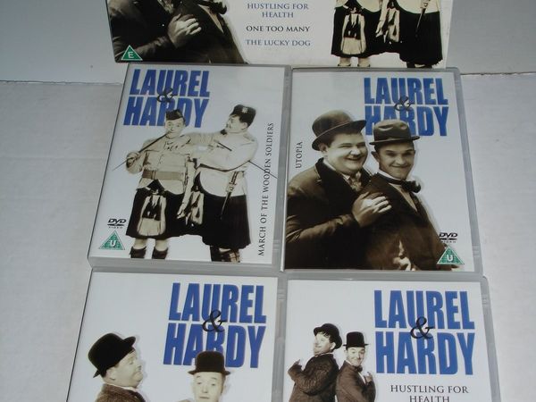 Laurel & Hardy 4 DVD Box set (Unused)