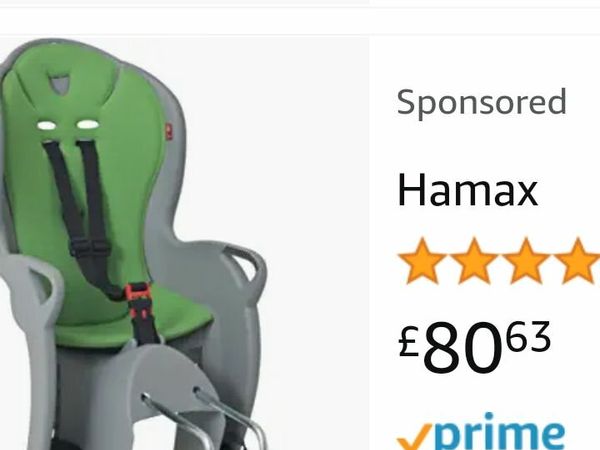 Hamax Child carrier seat for adult bike