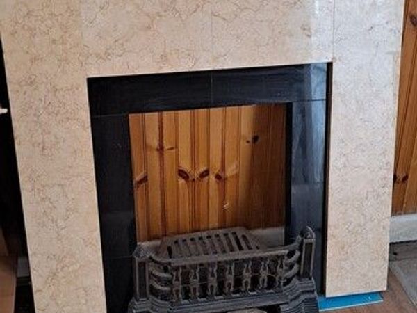 Fireplace and surround