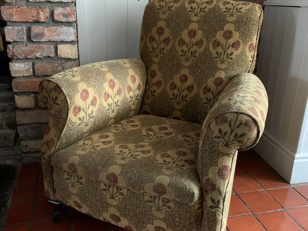 A large Victorian Country House Club armchair.
