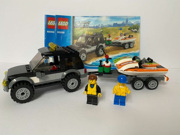 Lego City 60058 SUV with watercraft