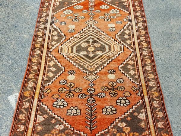 Vintage, afghan khiva wool rug