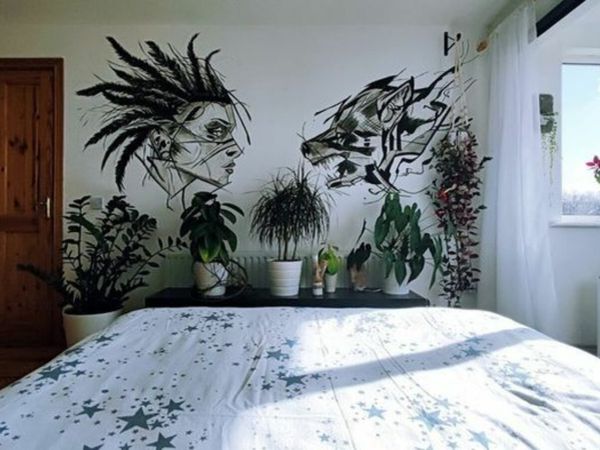 Artistic wall painting