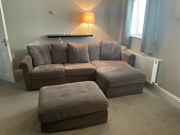 GRONLID couch and Footstool