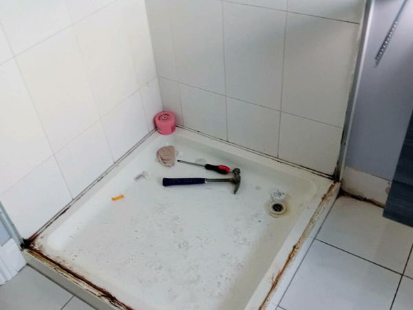 Shower tray  bath & toilet