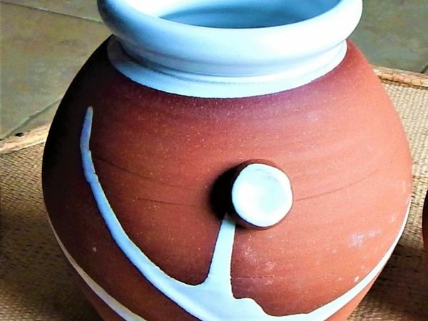 Stephen Pearce Pottery Barrel Vase